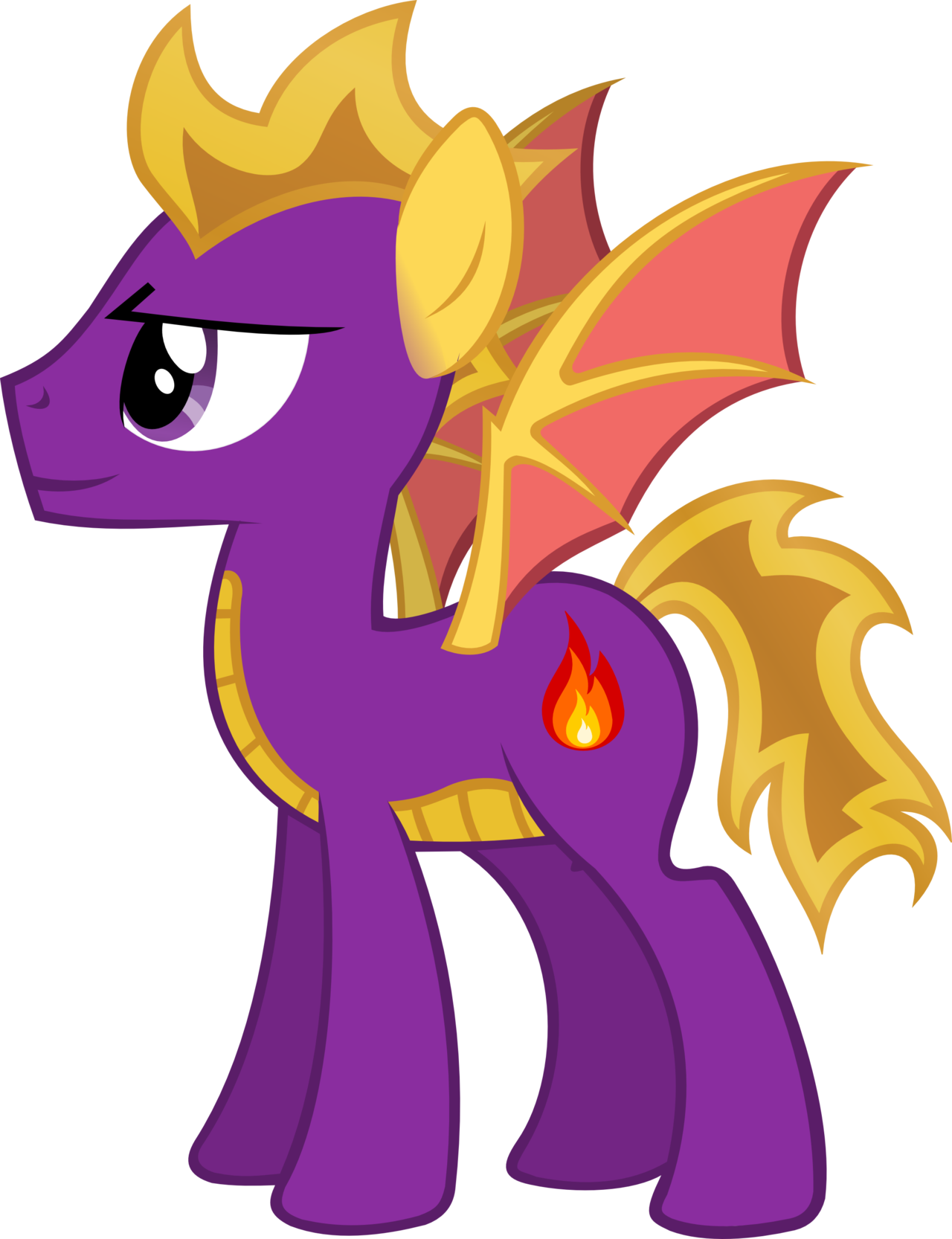Spyro The Dragon Pony By Gray-gold - Spyro The Dragon Pony (1280x1666)