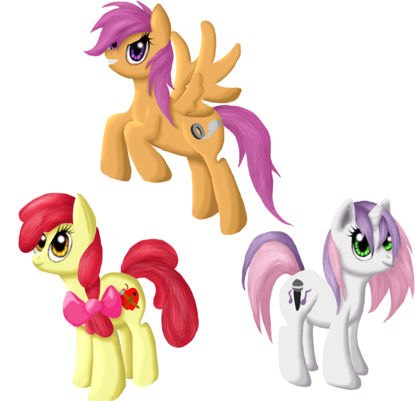 My Little Pony Friendship Is Magic Cutie Mark - Cmc Mlp Grown Up (900x850)