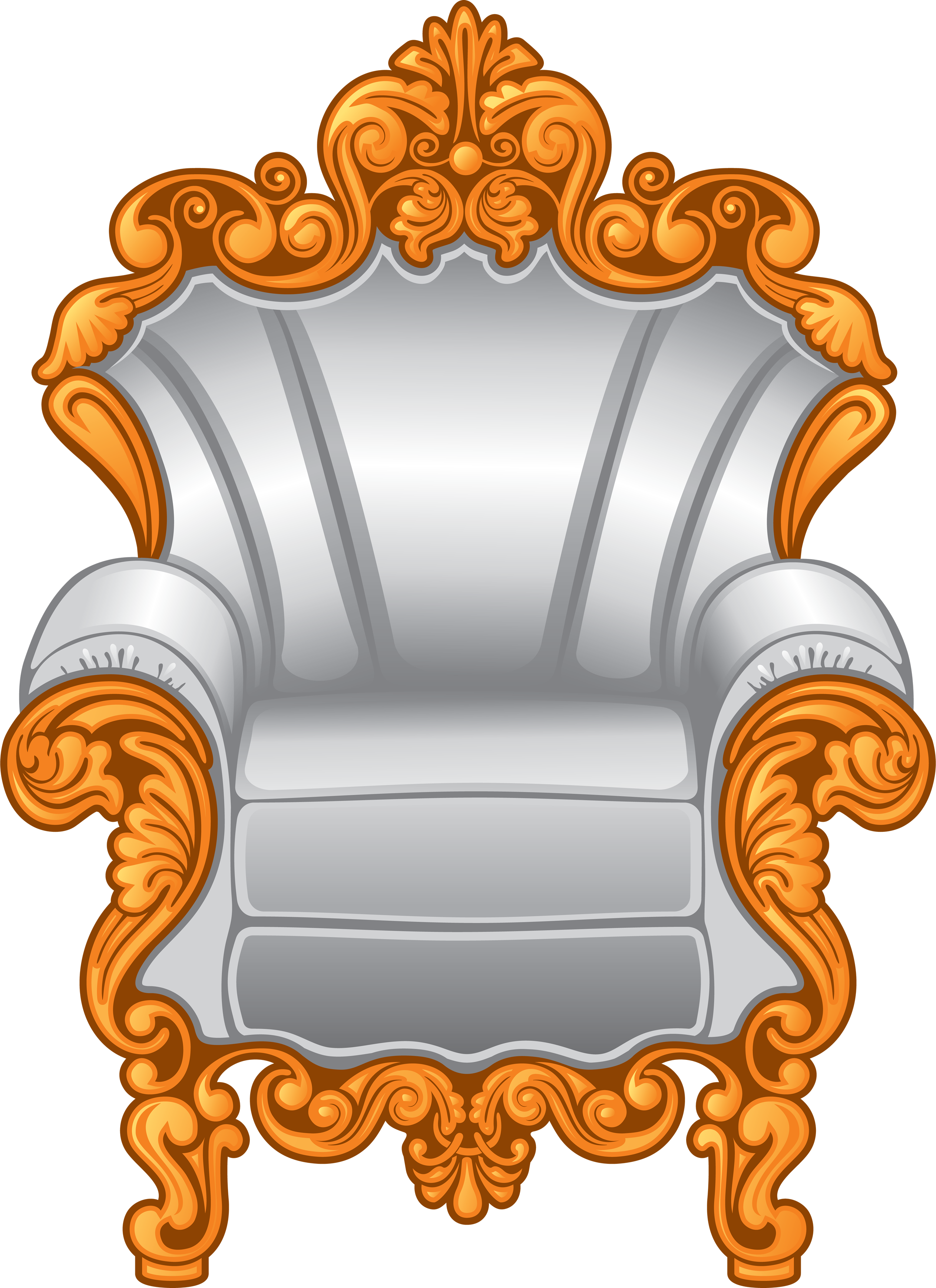 Armchair Png Image - Royal Chair Cartoon (2525x3473)