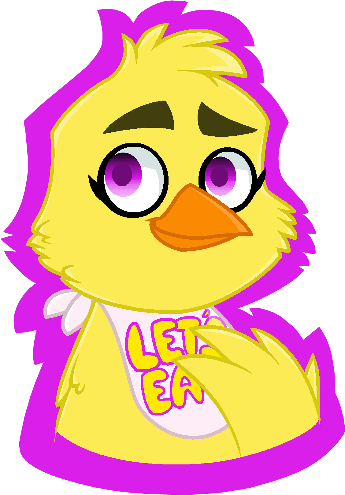 Chica The Chicken By Pyrolikestacos - Chica The Chicken Art (1316x1756)