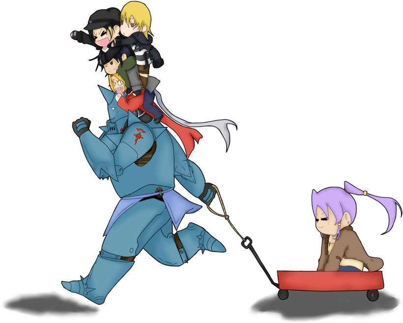 Piggyback Ride By 1luna2 - Cartoon (979x816)