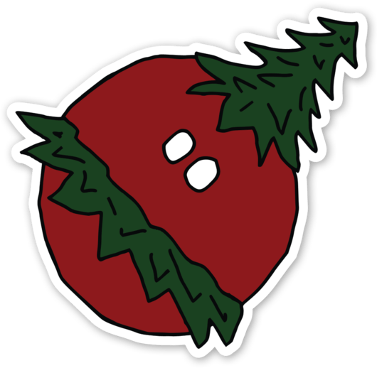 Stanford Inspired /r/cfbball Ball Logo Designed By - Strawberries (530x518)