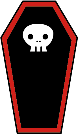 Cartoon Drawing Coffin - Cartoon (625x625)