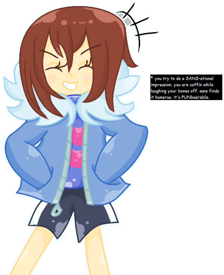 Sansational By Nekochnyan - Frisk Neko Undertale (818x977)