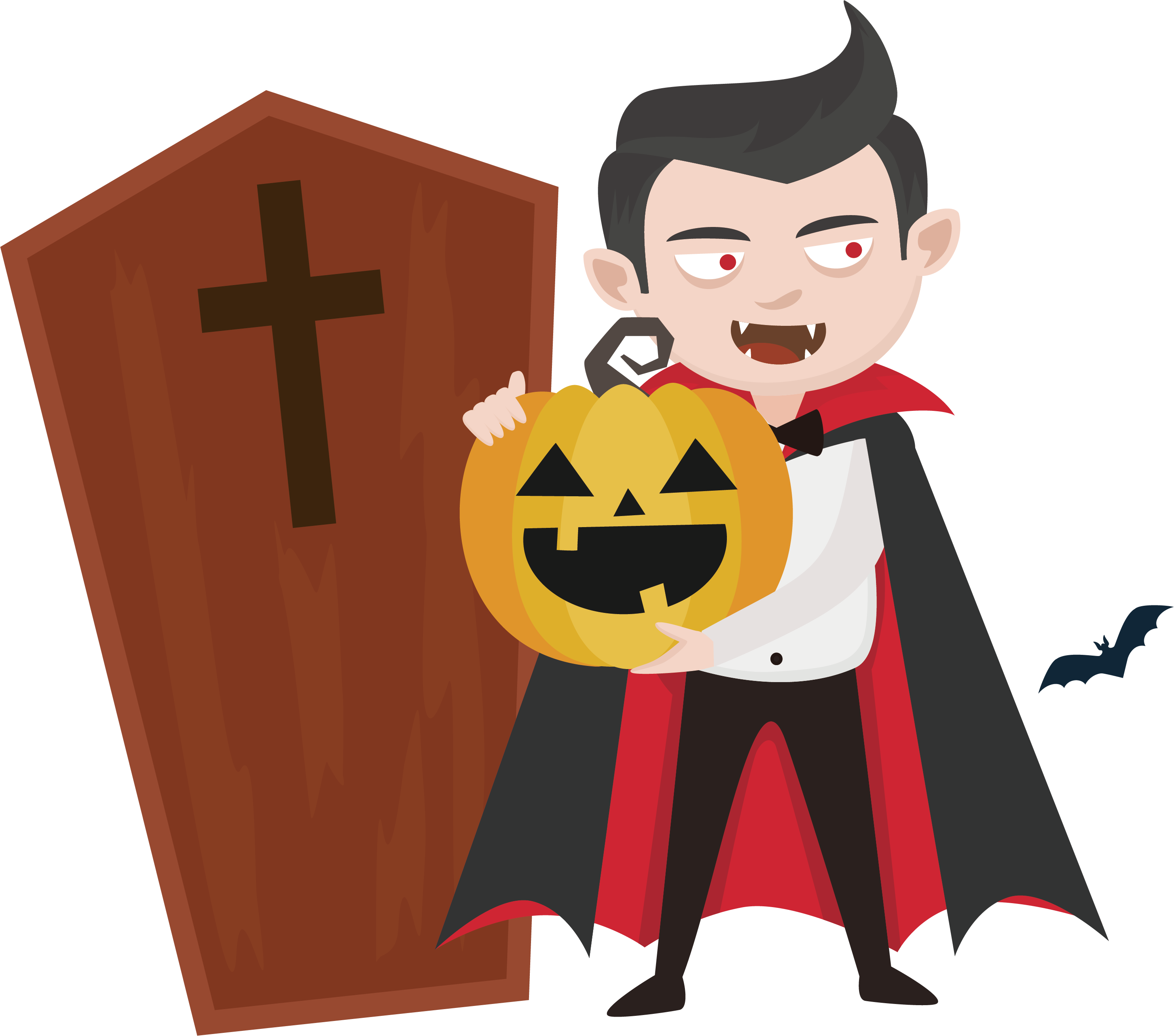 Vampiro Clip Art - Coffin (2967x2620)