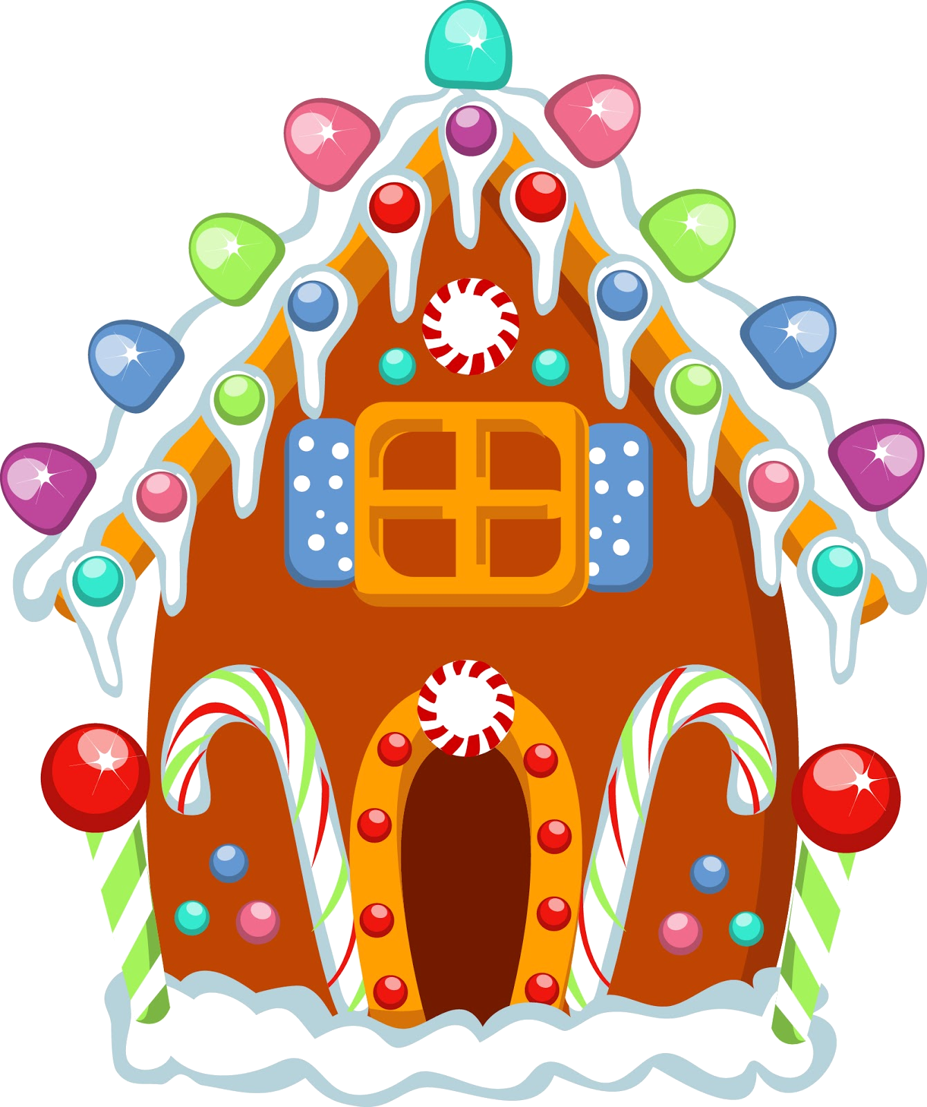 Candyland-house - Gingerbread Man Clipart (1340x1600)