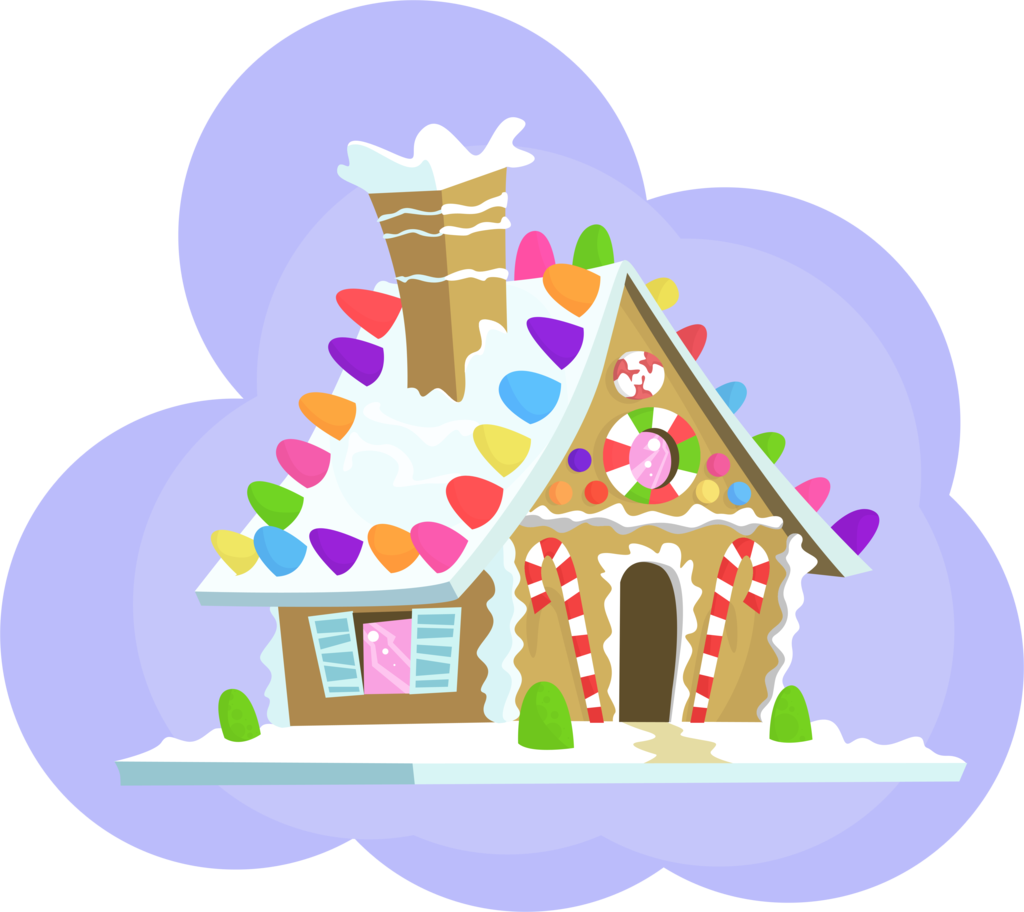 Gingerbread - My Little Pony Gingerbread House (1024x912)