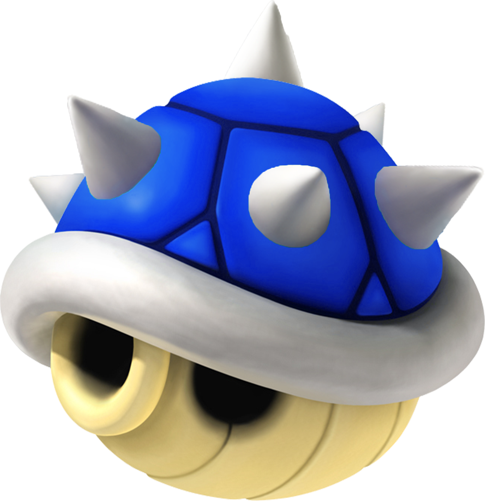 Mario Kart - Blue Shell Mario Kart 64 (1660x1716)