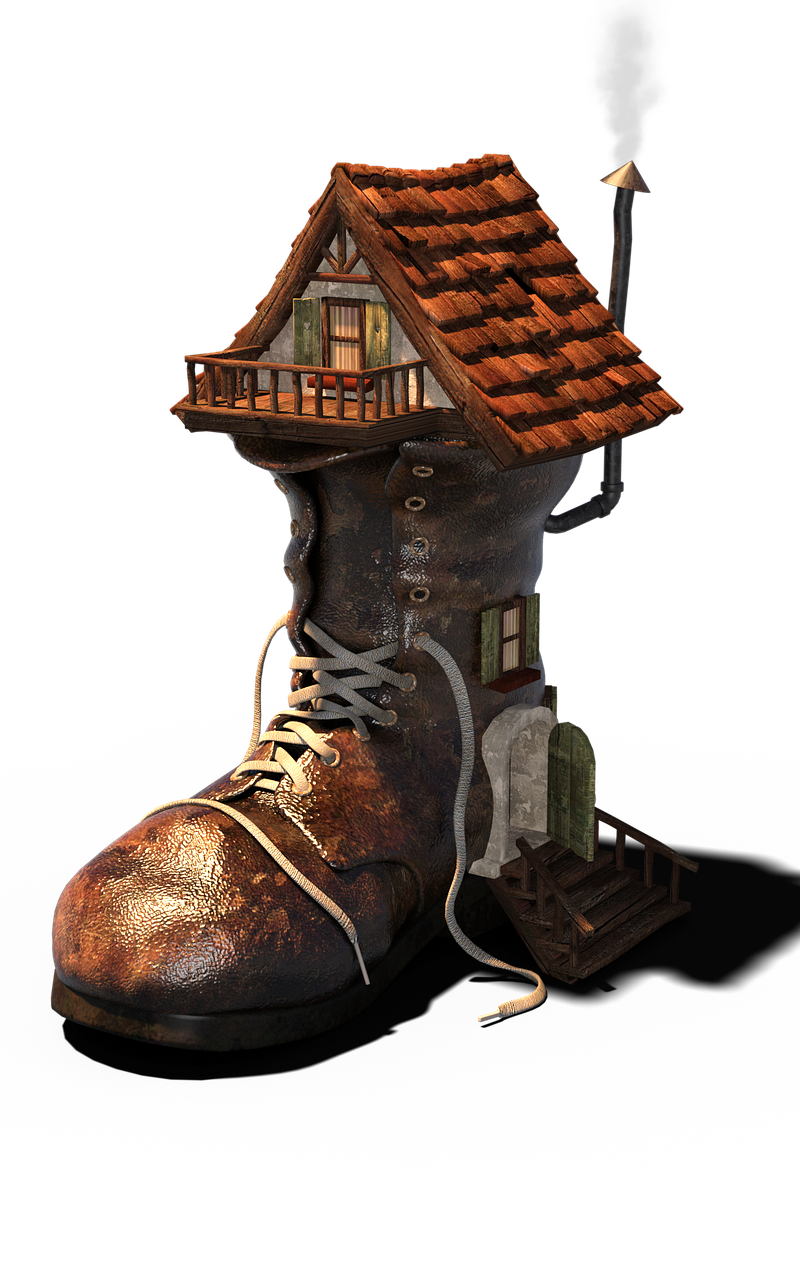 Boots Shoe Home Fantasy Png Image - Shoe Home Fantasy (800x1280)