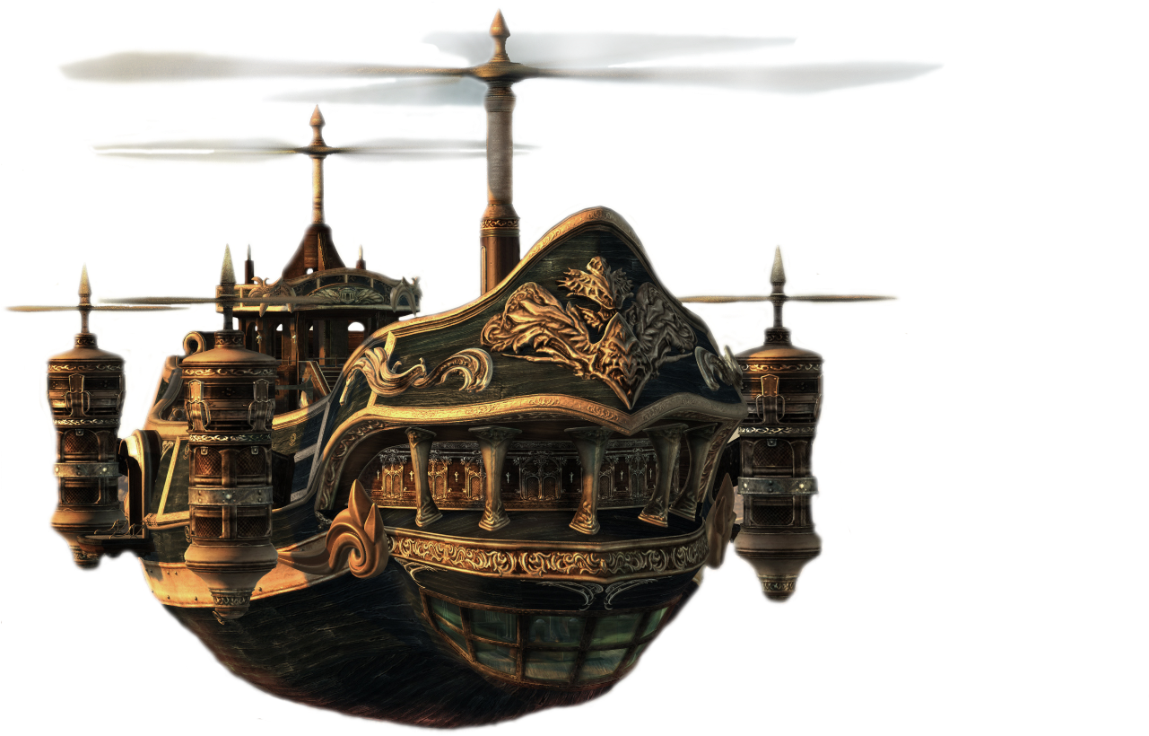 Final Fantasy Xiii 2 Final Fantasy Ix Final Fantasy - Steampunk Fantasy Airship (1280x1024)