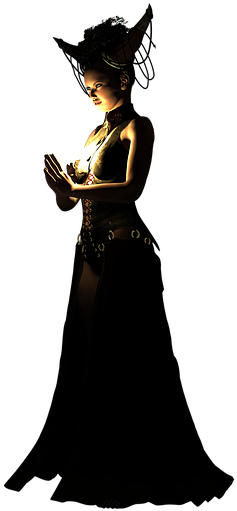 Priestess, Fantasy, Woman, Pray, Mystical, Crown - Illustration (480x720)