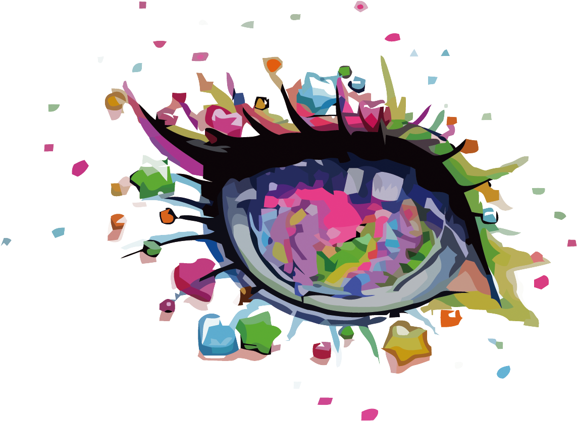 Eye Graphic Design Watercolor Painting - Graphic Design (1500x1021)