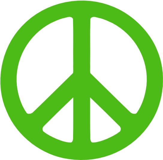 Peace - Peace Sign Clipart (555x555)