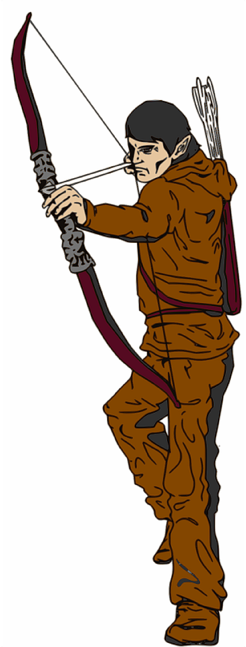 Archer Bowman Elf Fantasy Png Image - Stock.xchng (640x1280)