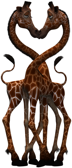 Giraffe Mammal Funny Fantasy Digital Art Isolated - Giraffe Dot Grid Journal: Small Dot Grid Bullet Journal (960x720)