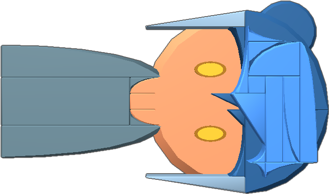 My Guard Is Blocking The Pathway Go In Quickly / \ - Cartoon (768x768)