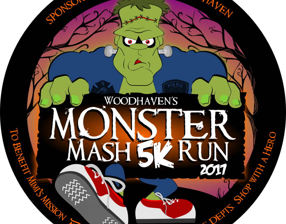 Woodhaven's Monster Mash 5k Run/walk - Label (960x750)