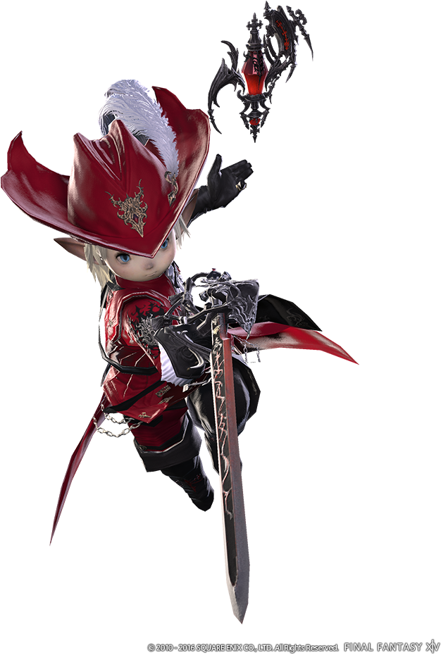Final Fantasy Xiv - Final Fantasy 14 Red Mage (822x1000)