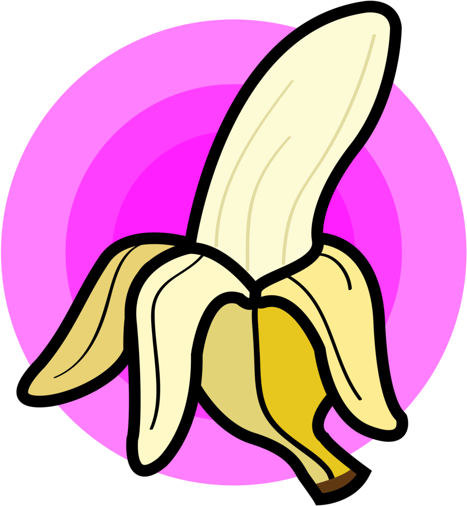 Place Fun Stickers Over Streams And At The Same Time - Banana Peel (1000x1000)