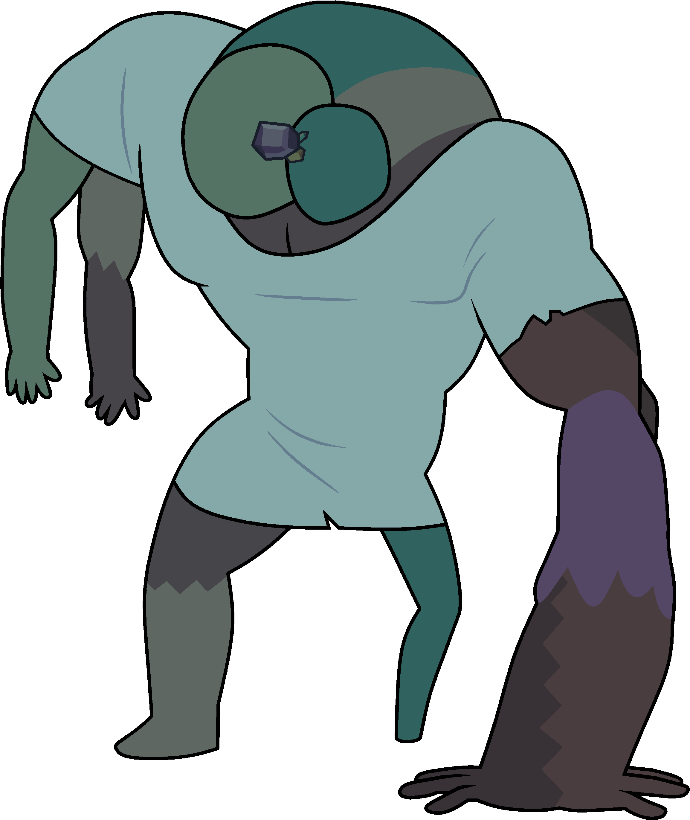 Hallway Cluster By King - Steven Universe Gem Mutants (2750x3100)