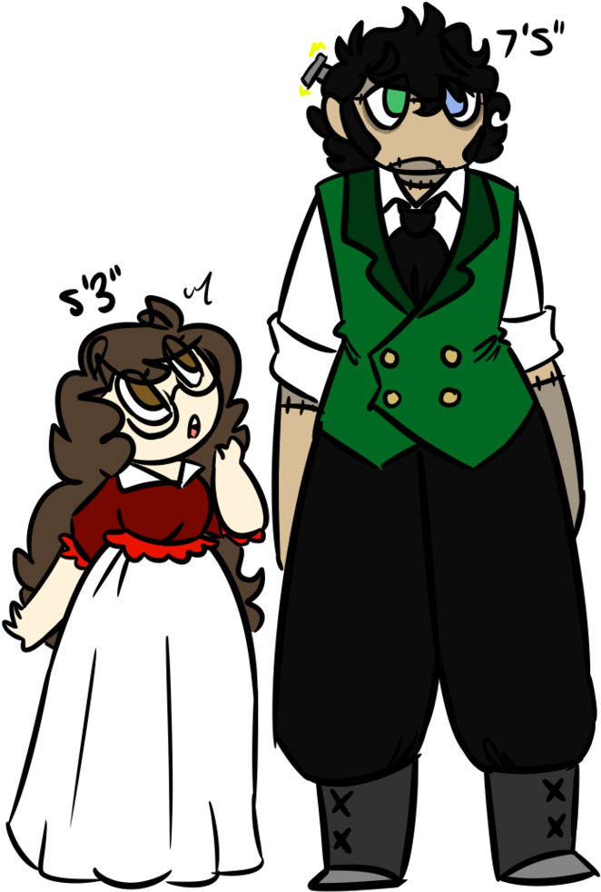 Frankenstein's Monster By Chocolategir - Cartoon (762x1048)