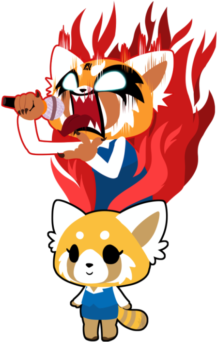 Cute Red Pandas Tumblr - Playeras De Aggretsuko (658x982)