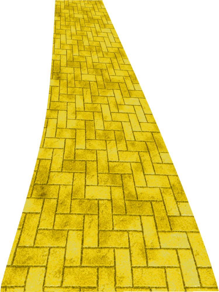 Red Brick Road Clipart - Yellow Brick Road Clipart (750x1000)