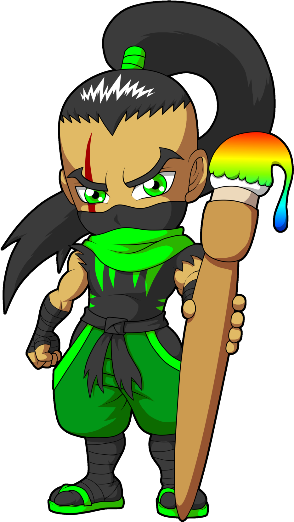 Gecko The Artist By Thegeckoninja Gecko The Artist - Artist (1024x1730)