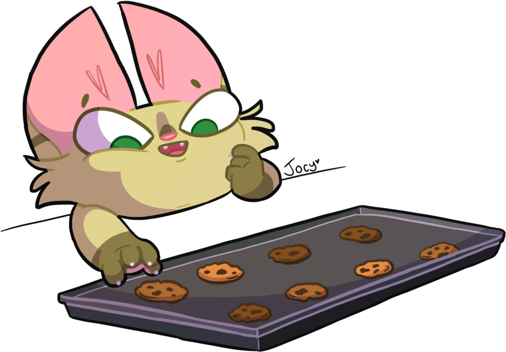 Keeko And Cookies By Wanderlustwings - Cartoon (1024x717)