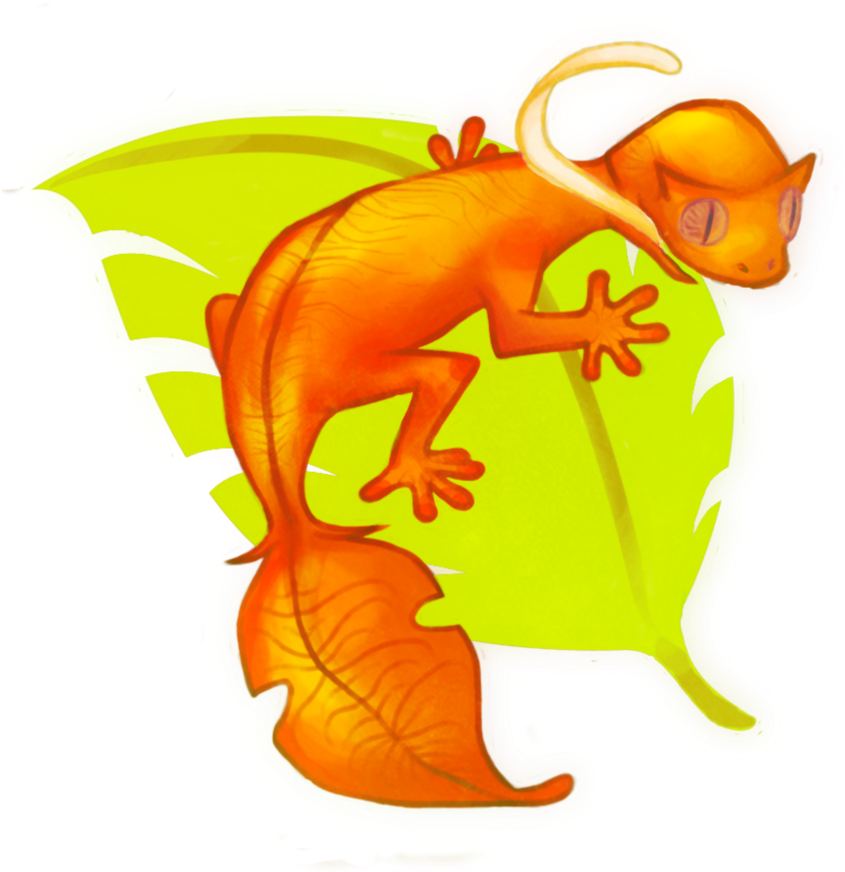 Gecko Satanico By Azulila - Gecko (896x892)