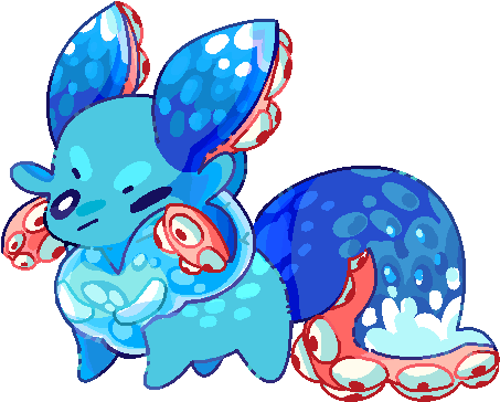 Gummy Gecko Revamp By Milk-kit - Cartoon (499x395)