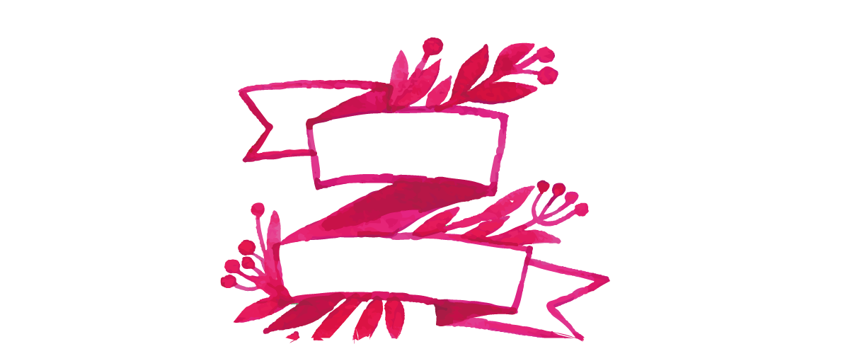 Watercolor Painting Ribbon Logo - Watercolor Ribbon Vector Png (1208x486)