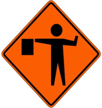 You Want The Best Results, So Buy From The Best - Construction Flagger Sign (350x350)