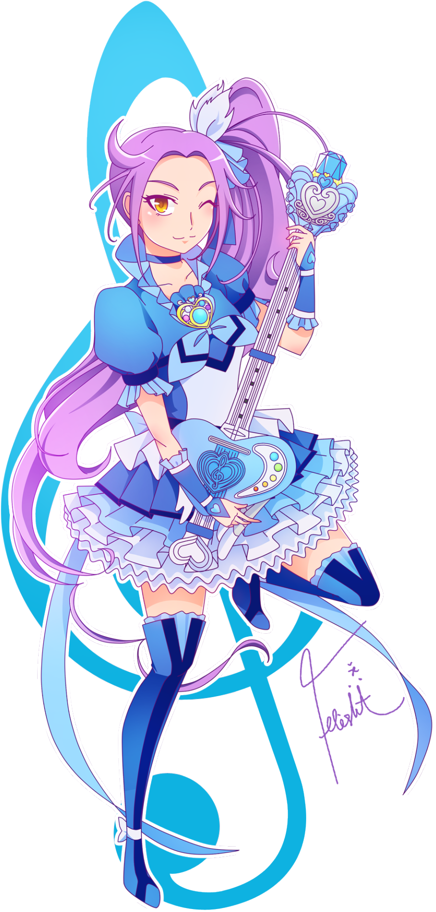 Secret Pretty Cure Exchange - Illustration (1011x1920)
