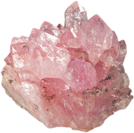 Transparents - Raw Rose Quartz Crystal (500x485)