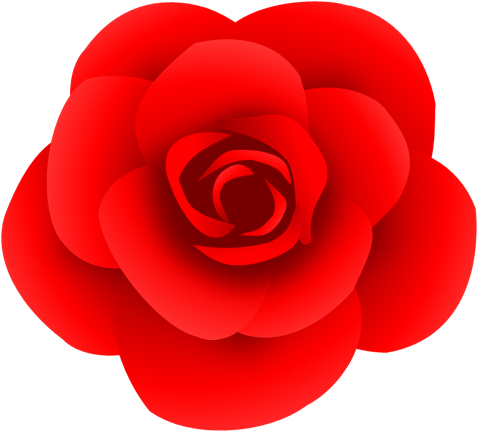 赤いバラの花のイラスト バラ の 花 イラスト 516x453 Png Clipart Download