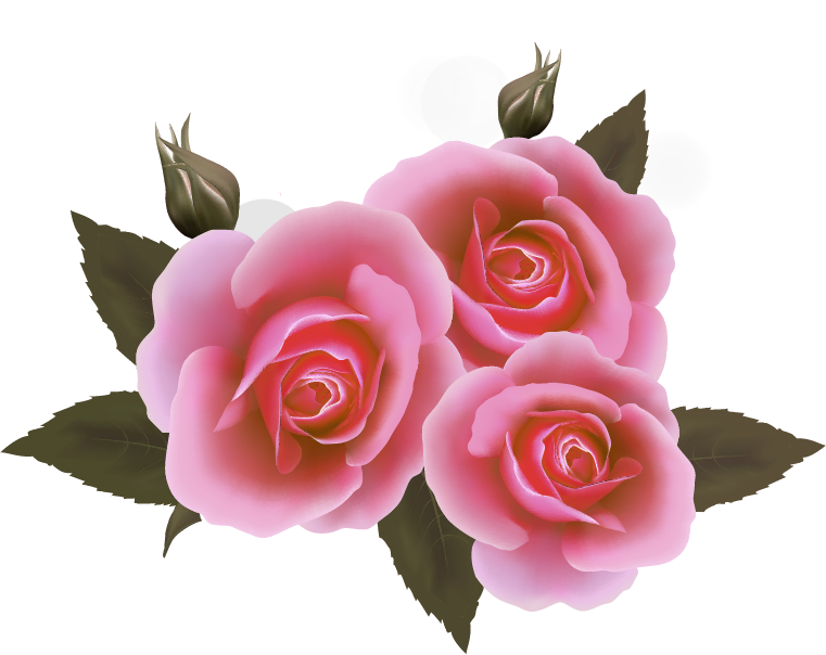 Png Клипарт "beautiful Flowers" - Rosas Cor De Rosa Png (761x604)