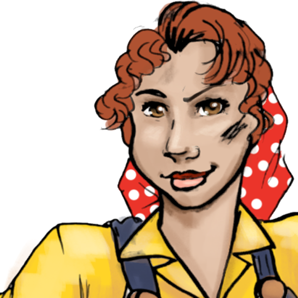 Rosie The Riveter - Illustration (600x600)
