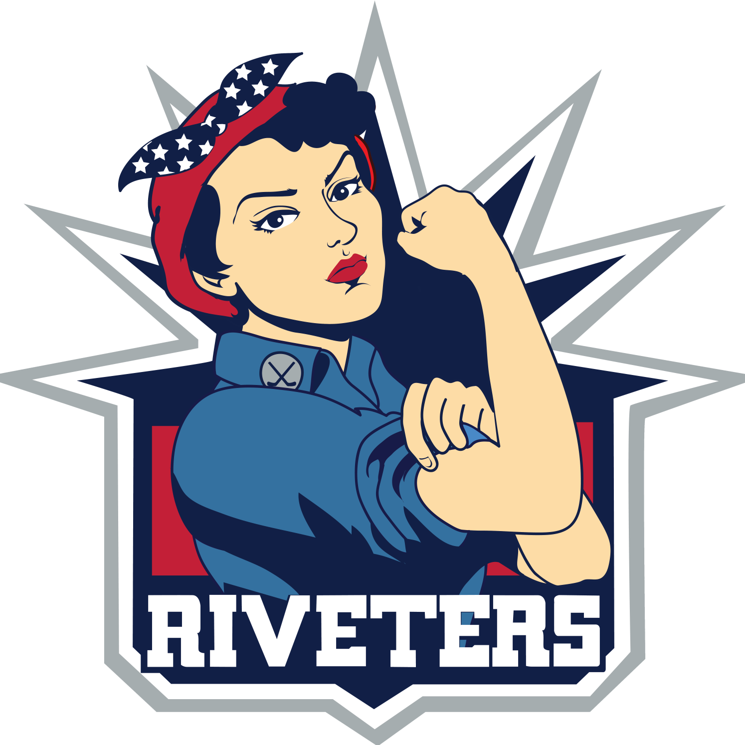 4sos9gqt - New York Riveters Logo (1494x1494)