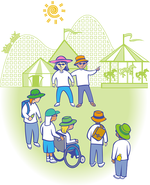 Carnival, Amusement, Parks, Children, Entertainment - Amusement Park Clipart (517x640)