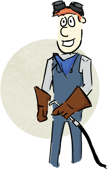 The Government Hired Industry Experts To Create A Training - Cartoon (374x574)