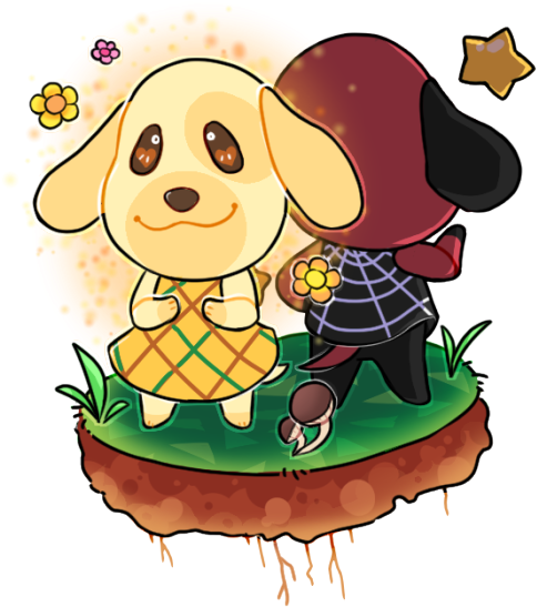 6 - Acnl Cherry X Goldie (500x561)