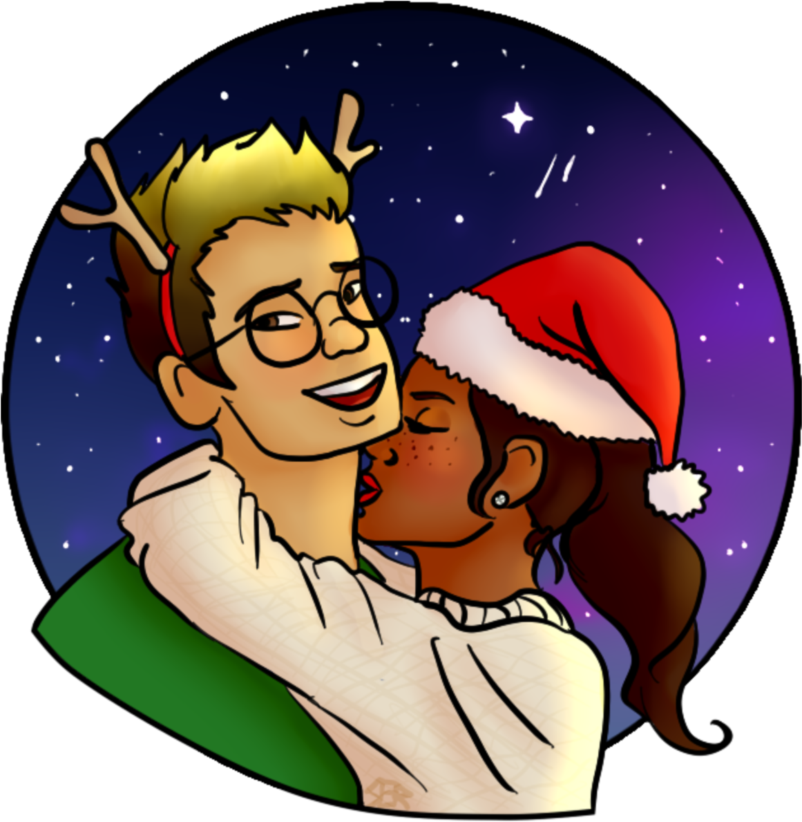 Merry Christmas And Happy Holidays All I've Been Very - Cartoon (1280x1400)