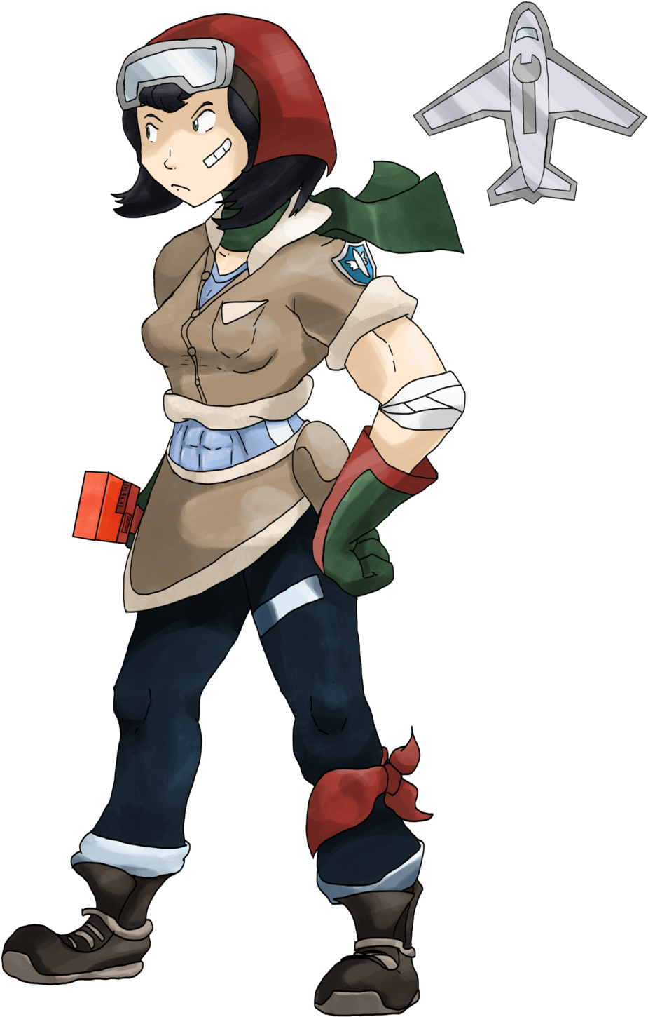 Locomotive111 The Gliding Grease-monkey By Locomotive111 - Halle Metal Slug Attack (1024x1531)