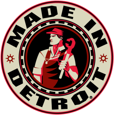 Made In Detroit Vintage Workman Sticker - Devil's Canyon Brewery San Carlos (395x480)