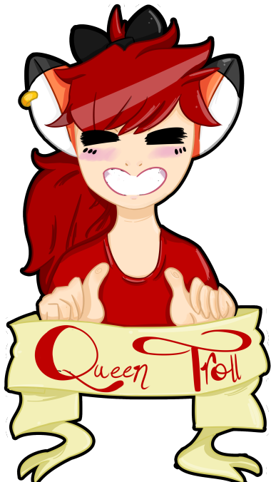 Queen Of The Trolls - Cartoon (380x676)