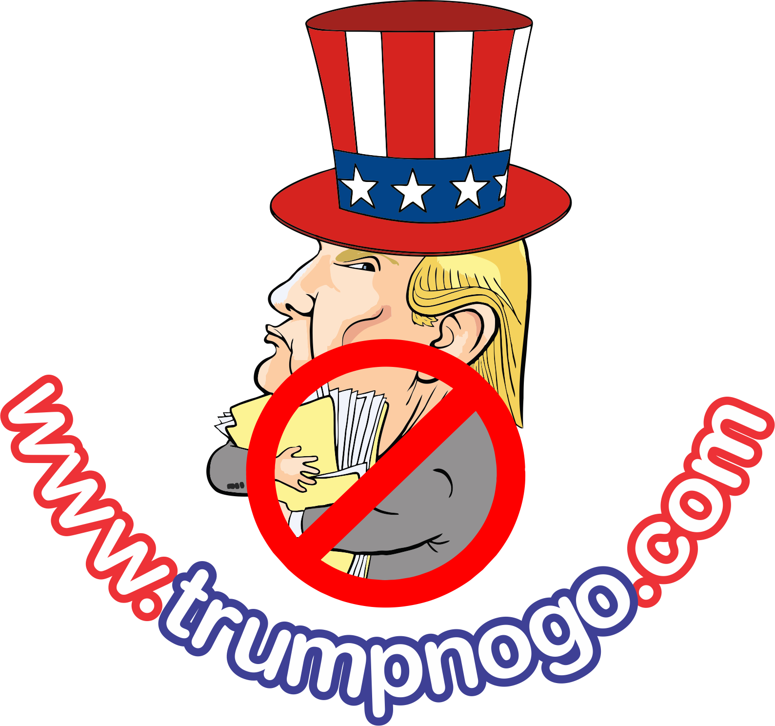 Logo - Uncle Sam Top Hat (1589x1488)