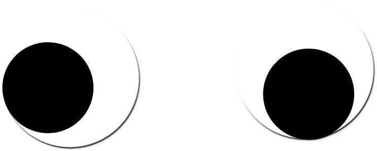 Stock Psd By Celidahd - Googly Eyes Png Gif (743x298)