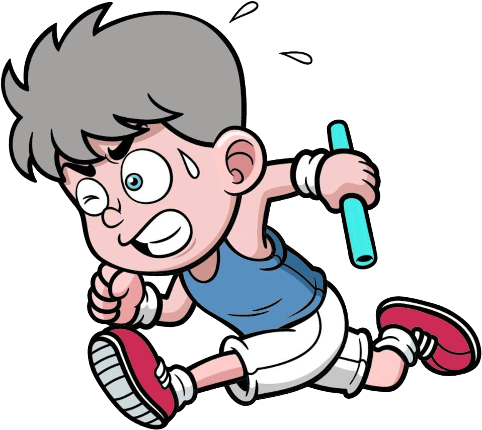 Drawing Dessin Animxe9 Relay Race Illustration - Drawing Dessin Animxe9 Relay Race Illustration (1000x938)