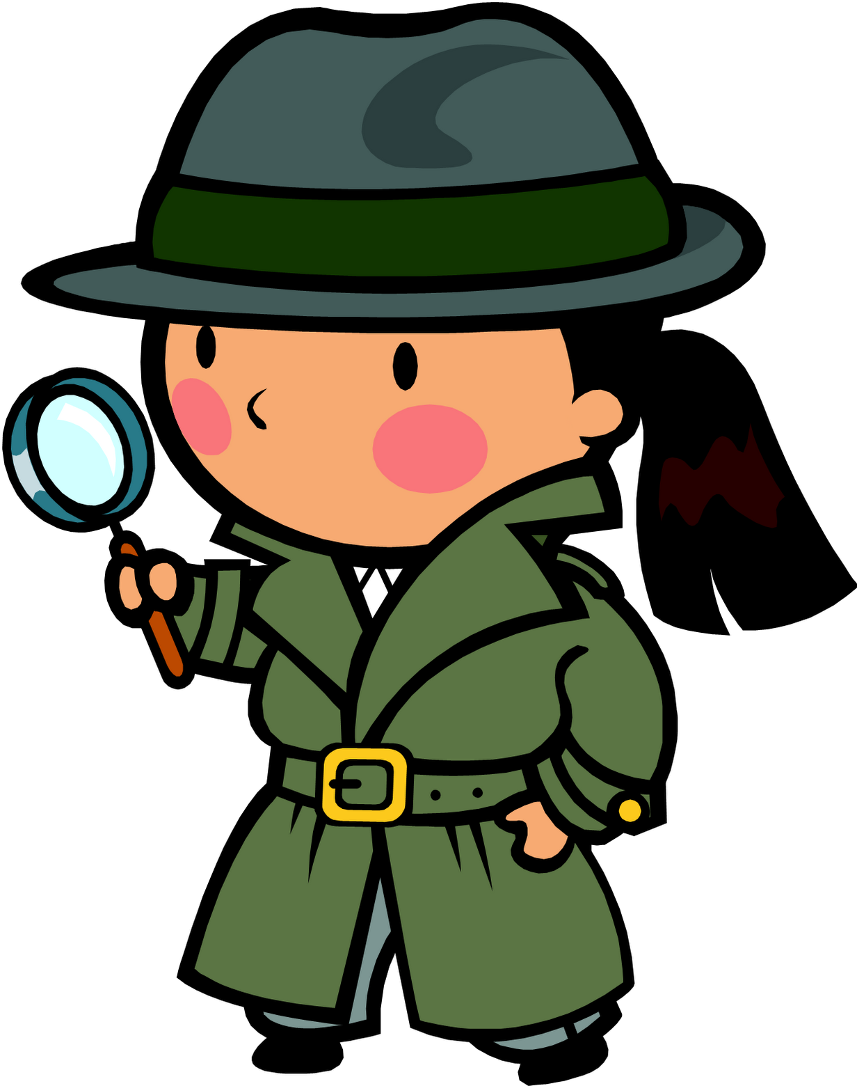 To Help Your Child Realize How Active God Is In Her - Detective Clip Art (1276x1600)